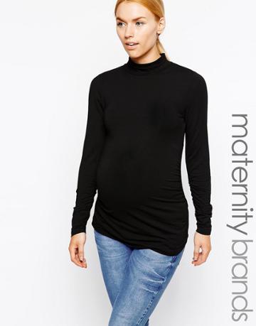 Isabella Oliver Turtleneck Sweater - Black