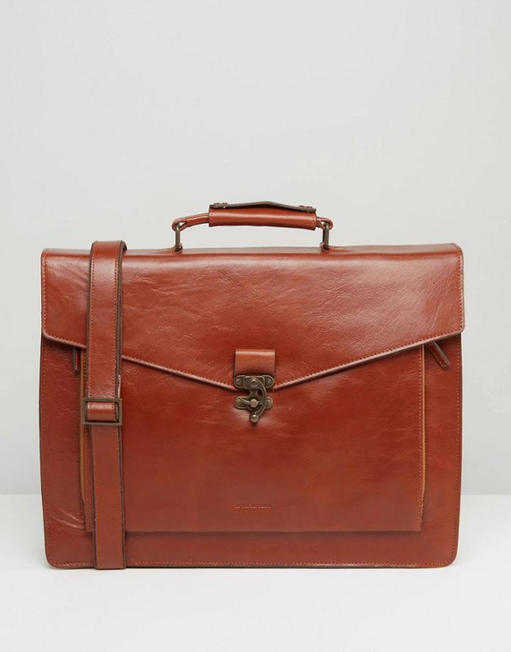 Royal Republiq Conductor Leather Satchel - Tan