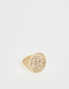 Chained & Able Old English Sovereign Ring In Gold