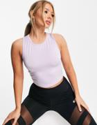 Asos 4505 Icon Slightly Cropped Tank Top-purple