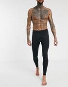 Asos 4505 Ski Base Layer Leggings In Black