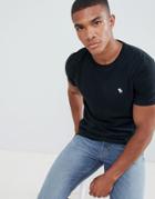 Abercrombie & Fitch Pop Icon Crew Neck T-shirt In Black - Black