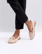 Miss Kg Snaffle Flat Loafer - Beige