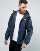 The North Face Quest Hooded Jacket In Navy - Navy