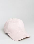 Brave Soul Suedette Baseball Cap - Pink