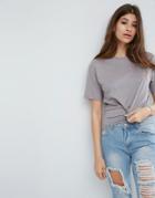 Asos Relaxed T-shirt - Gray