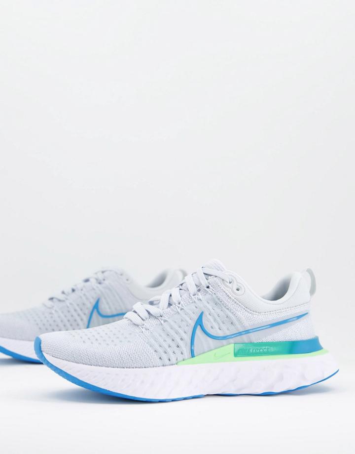 Nike Running React Infinity Run Flyknit Sneakers In White