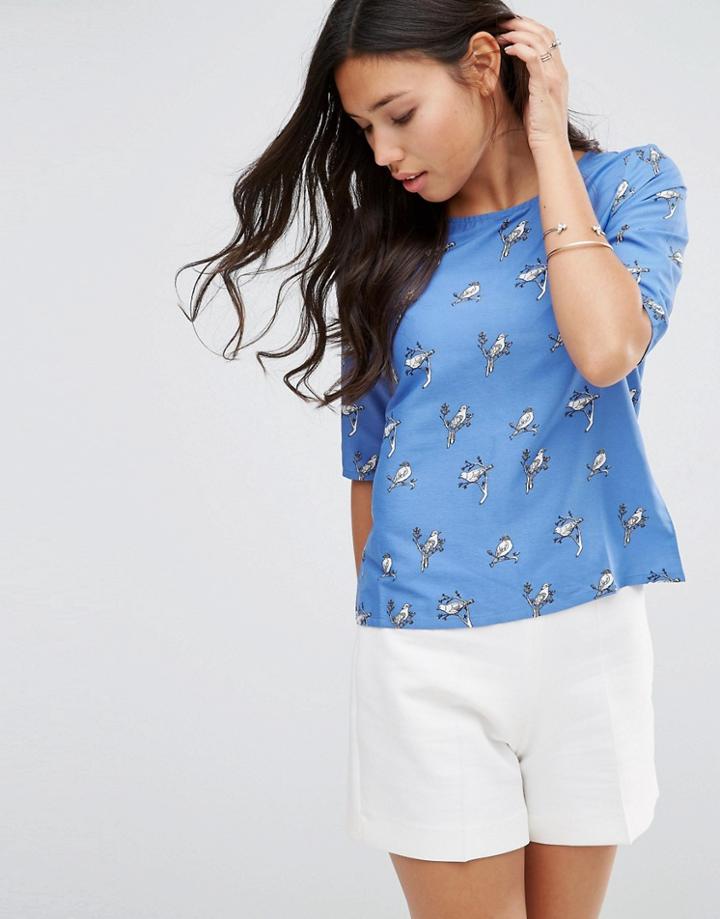 Sugarhill Boutique Birdie Top - Blue