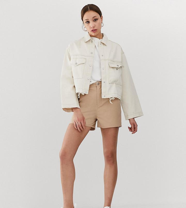 Asos Design Tall Chino Short-beige