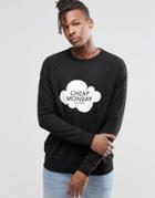 Cheap Monday Rules Sweatshirt Cloud Logo - Black