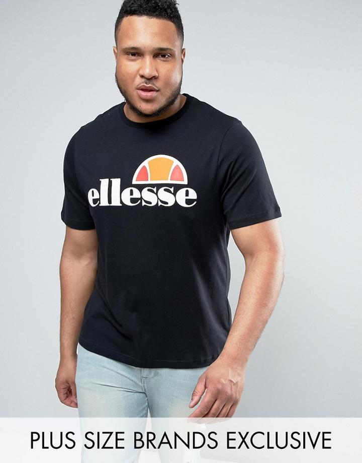 Ellesse Plus T-shirt With Classic Logo - Black