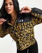 The North Face Sheru Printed Jacket In Yellow-gold
