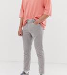 Collusion Tapered Pants In Gray Cord-brown