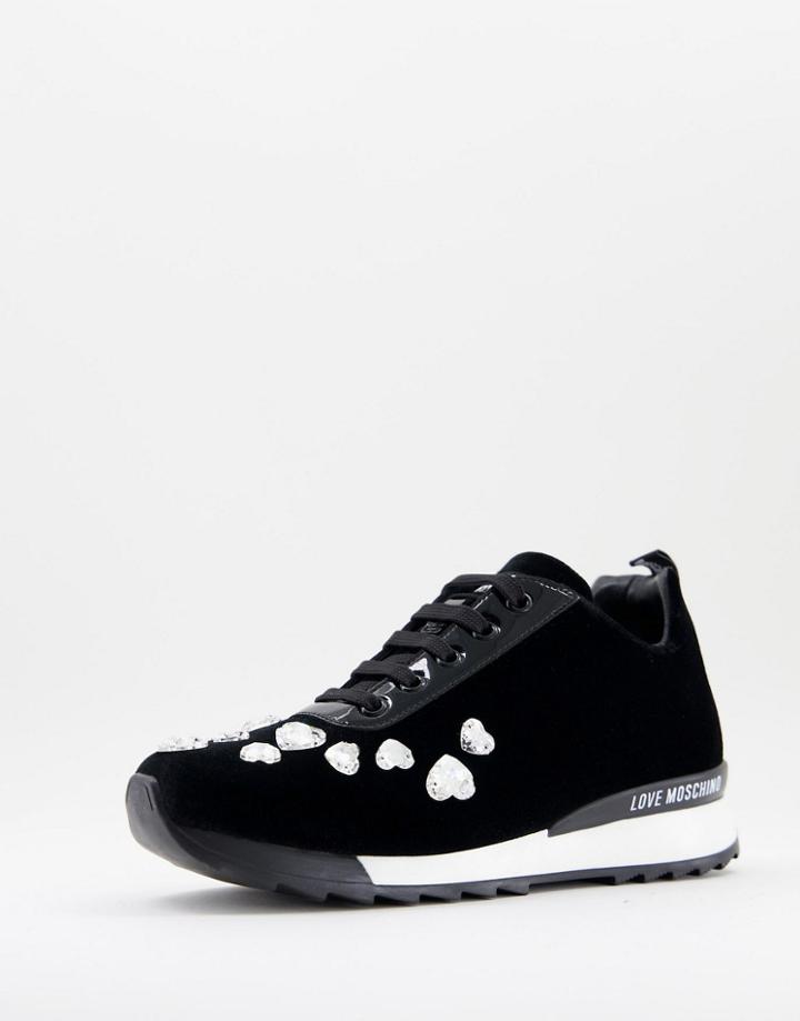 Love Moschino Sporty Sneakers In Black
