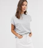 Weekday Prime T-shirt In Gray Melange