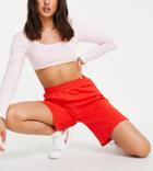 Asyou Sweat Short Set In Red