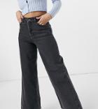 Collusion X008 90s Wide Leg Jeans In Washed Black