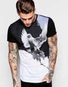 Religion T-shirt With Dove Print - White
