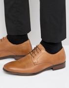 Red Tape Lace Up Smart Shoes In Tan Leather - Tan