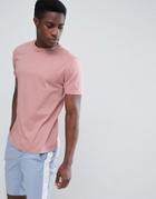 Asos Design Boxy Fit T-shirt In Pink - Pink