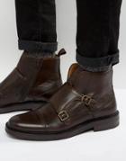 Aldo Armley Monk Boots - Brown