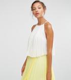 Asos Tall Tiered Color Block Pleated Mini Dress - Multi