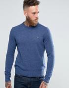 Farah Sweater In Lambswool - Blue