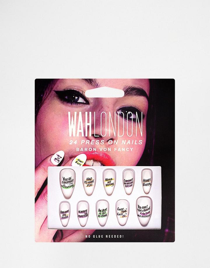 Wah London Press On Nails - Baron Von Fancy - Baron Von Fancy