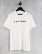 Puma As Logo Graphic T-shirt In White