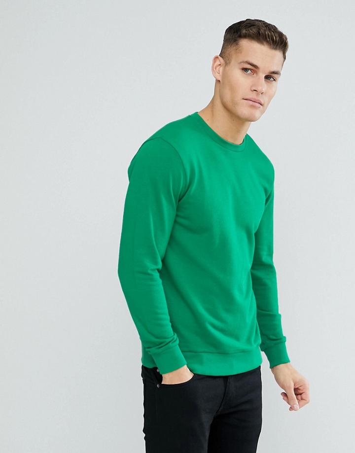 Only & Sons Crew Neck Sweat - Green