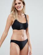 Figleaves Classic Bikini Bottom In Black - Black