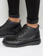 Kickers Kick Hisuma Leather Boots - Black