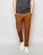 Jack & Jones Straight Fit Chinos - Dark Camel