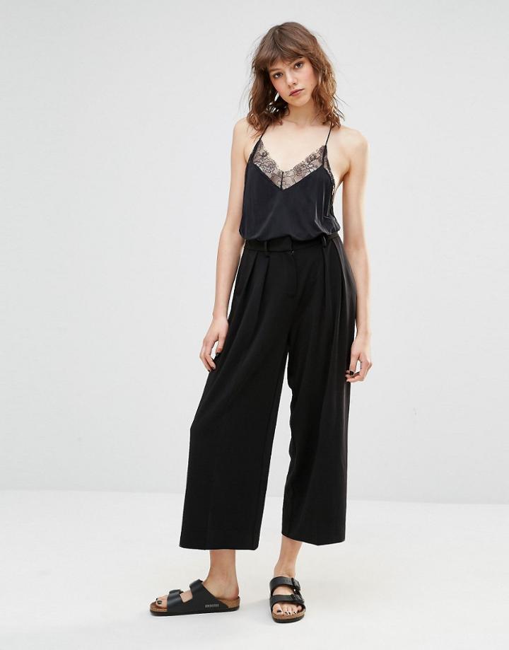 Samsoe & Samsoe Holly Wide Leg Pants - Black