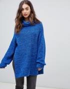 Free People Elevan Oversized Roll Neck Sweater