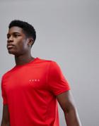 Asos 4505 T-shirt With Quick Dry In Red - Red