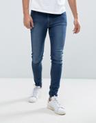 Cheap Monday Him Spray Jean Dim Blue Wash - Blue