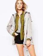 Asos Pac A Trench - Stone