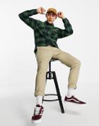 Dickies Sacramento Checked Shirt In Pine Green