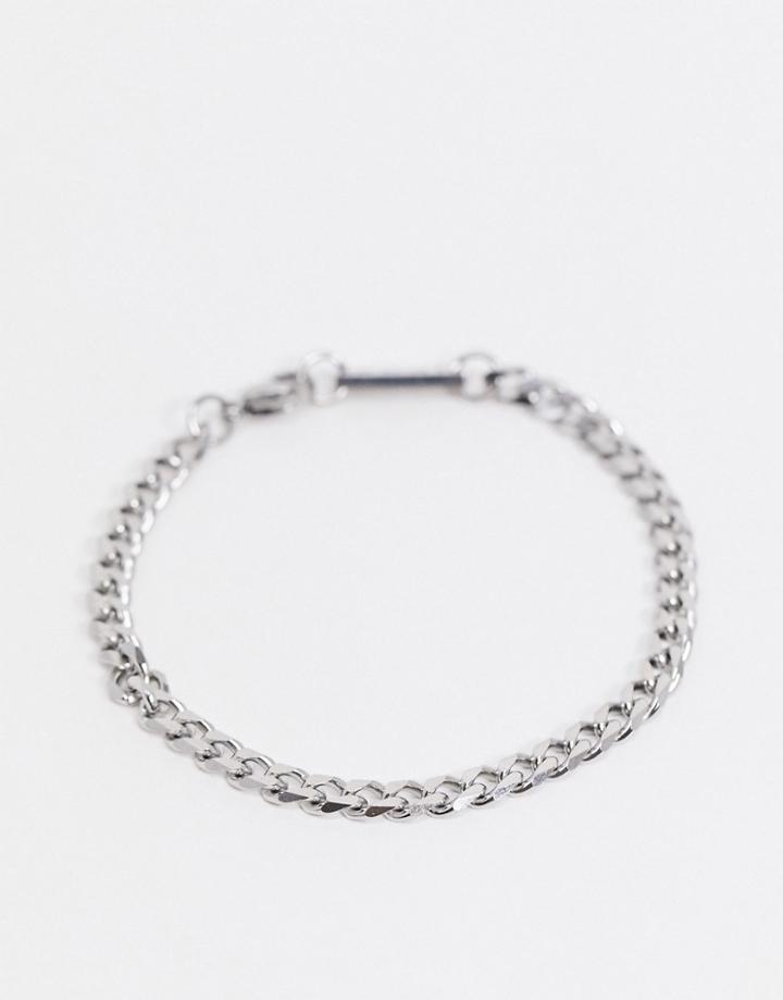 Icon Brand Stainless Steel Bracelet In Silver