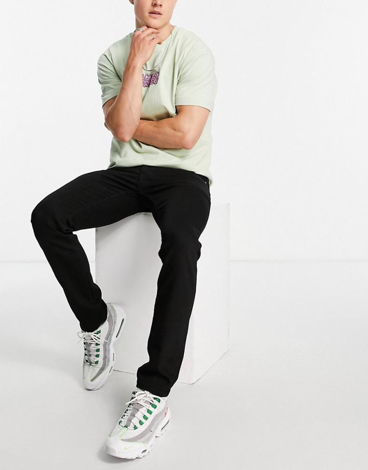 Wesc Eddy Slim Fit Jeans-black