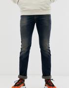 Diesel Safado-x Straight Fit Jeans In 0890z Dark Wash - Blue