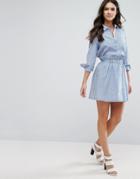 Y.a.s Kolo Stripe Skirt Co-ord - Blue