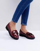 Asos Moorse Code Flat Shoes - Red