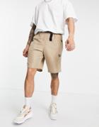 Reebok Classics Teamsports River Shorts In Beige-neutral