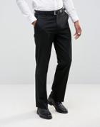Asos Straight Pants In Black - Black