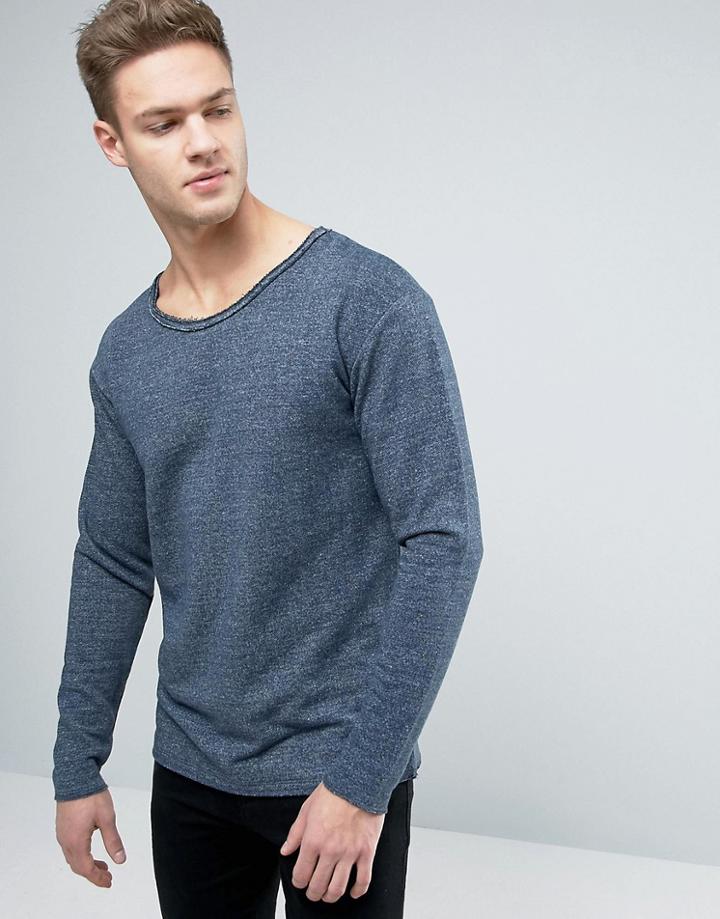 Jack & Jones Originals Sweatshirt With Dropped Shoulders And Raw Edges