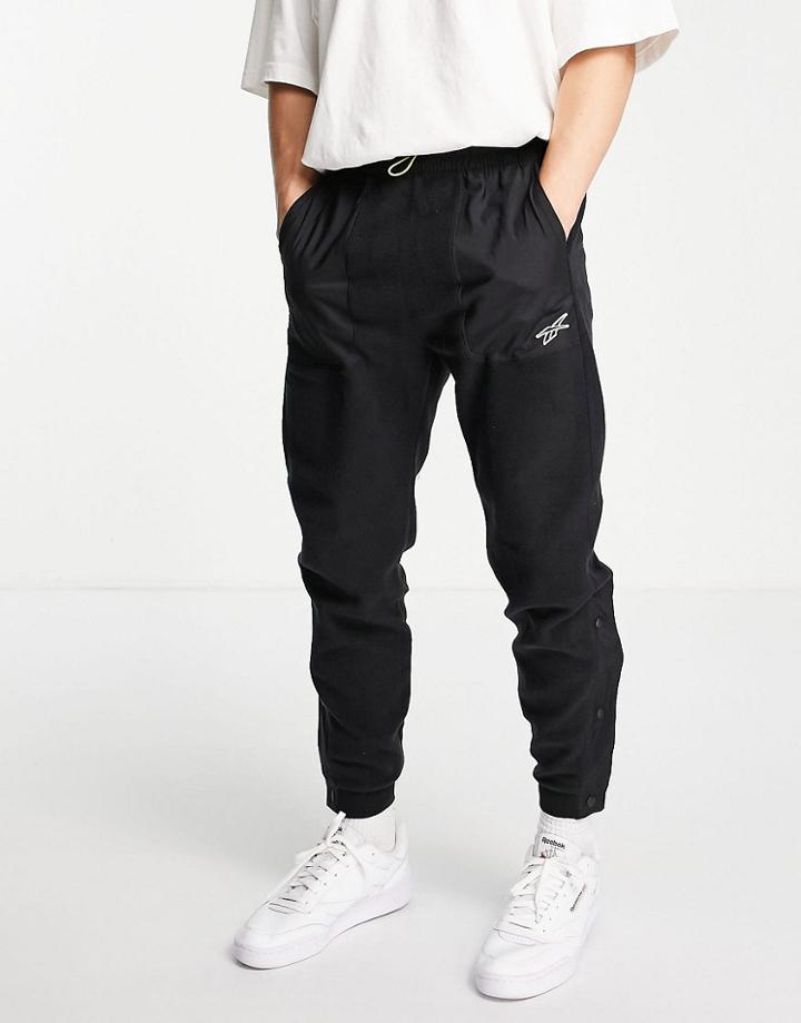 Reebok Myt Sweatpants Pants With Contrast Pull Detail In Black