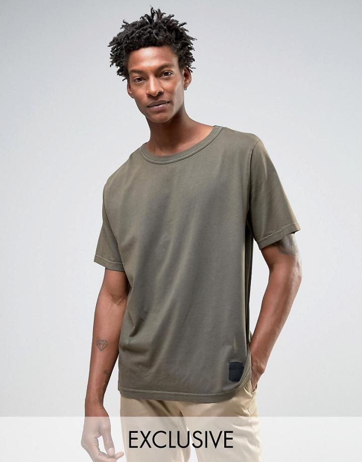 Cheap Monday Boxer T-shirt Used Wash - Green