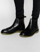Red Tape Brogue Chelsea Boots - Black
